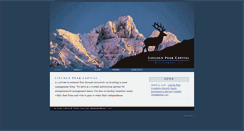 Desktop Screenshot of lincolnpeakcapital.com